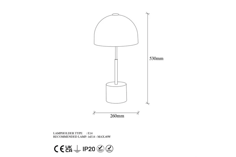 Bordlampe Blandet Kelorn Sort / Antik - Sort - Belysning - Lamper & indendørsbelysning - Sengelampe - Sengelampe bord