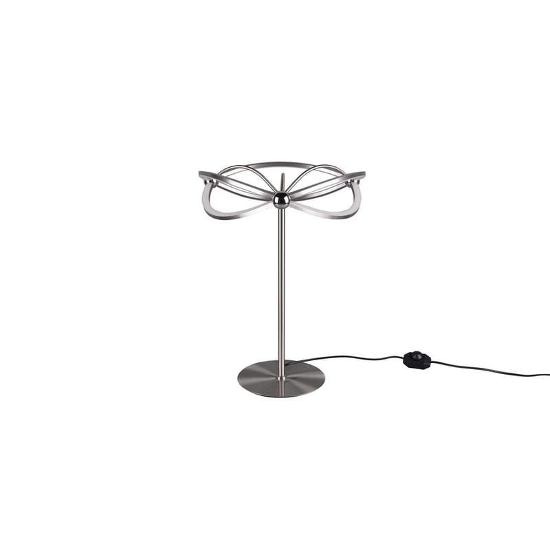 Bordlampe Charivari - Børstet stål - Belysning - Lamper & indendørsbelysning - Sengelampe - Sengelampe bord