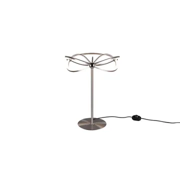 Bordlampe Charivari - Børstet stål - Belysning - Lamper & indendørsbelysning - Sengelampe - Sengelampe bord
