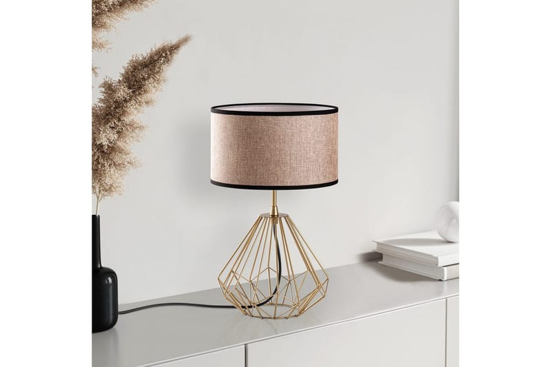 Bordlampe Diamant Beige / Rany - Beige / Rany - Belysning - Lamper & indendørsbelysning - Sengelampe - Sengelampe bord
