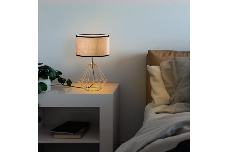 Bordlampe Diamant Beige / Rany - Beige / Rany - Belysning - Lamper & indendørsbelysning - Sengelampe - Sengelampe bord