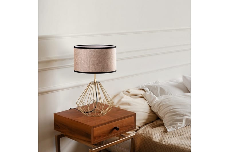 Bordlampe Diamant Beige / Rany - Beige / Rany - Belysning - Lamper & indendørsbelysning - Sengelampe - Sengelampe bord