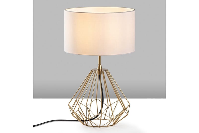 Bordlampe Diamant Hvid / Rany - Hvid / Rany - Belysning - Lamper & indendørsbelysning - Sengelampe - Sengelampe bord