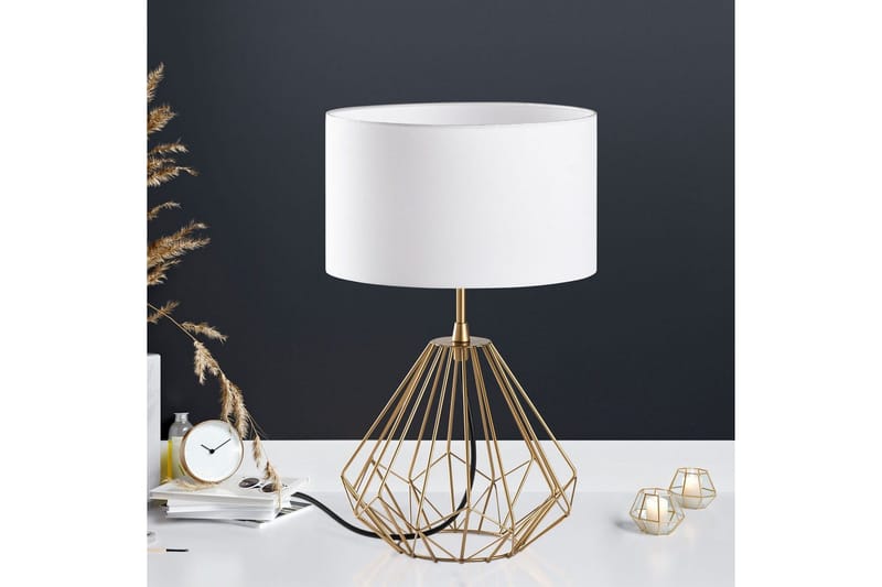 Bordlampe Diamant Hvid / Rany - Hvid / Rany - Belysning - Lamper & indendørsbelysning - Sengelampe - Sengelampe bord