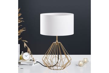 Bordlampe Diamant Hvid / Rany - Hvid / Rany - Belysning - Lamper & indendørsbelysning - Sengelampe - Sengelampe bord