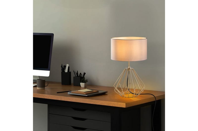 Bordlampe Diamant Hvid / Rany - Hvid / Rany - Belysning - Lamper & indendørsbelysning - Sengelampe - Sengelampe bord