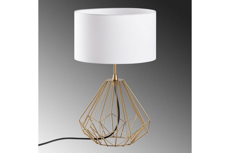 Bordlampe Diamant Hvid / Rany - Hvid / Rany - Belysning - Lamper & indendørsbelysning - Sengelampe - Sengelampe bord