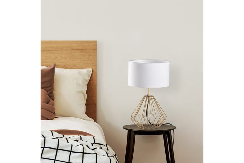 Bordlampe Diamant Hvid / Rany - Hvid / Rany - Belysning - Lamper & indendørsbelysning - Sengelampe - Sengelampe bord