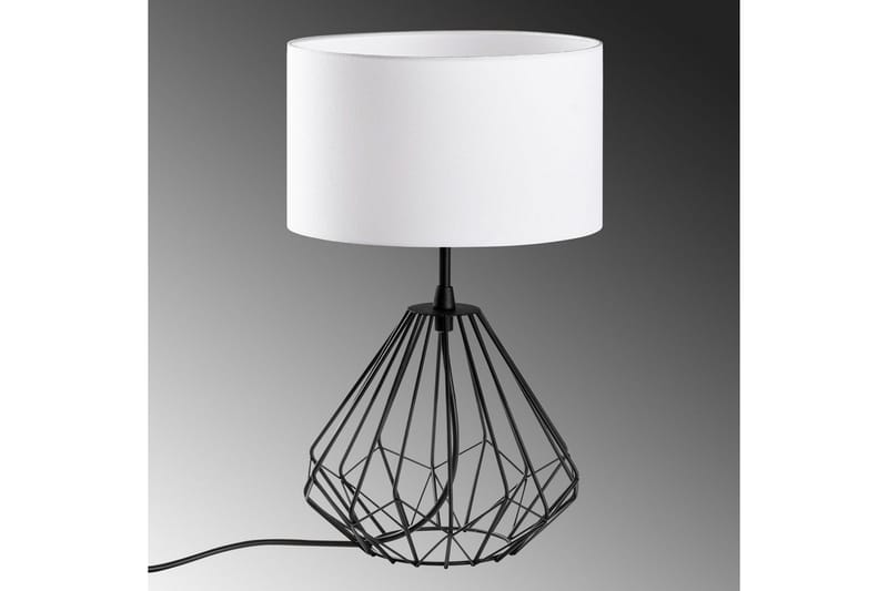 Bordlampe Diamant Hvid / Sort - Hvid / Sort - Belysning - Lamper & indendørsbelysning - Sengelampe - Sengelampe bord