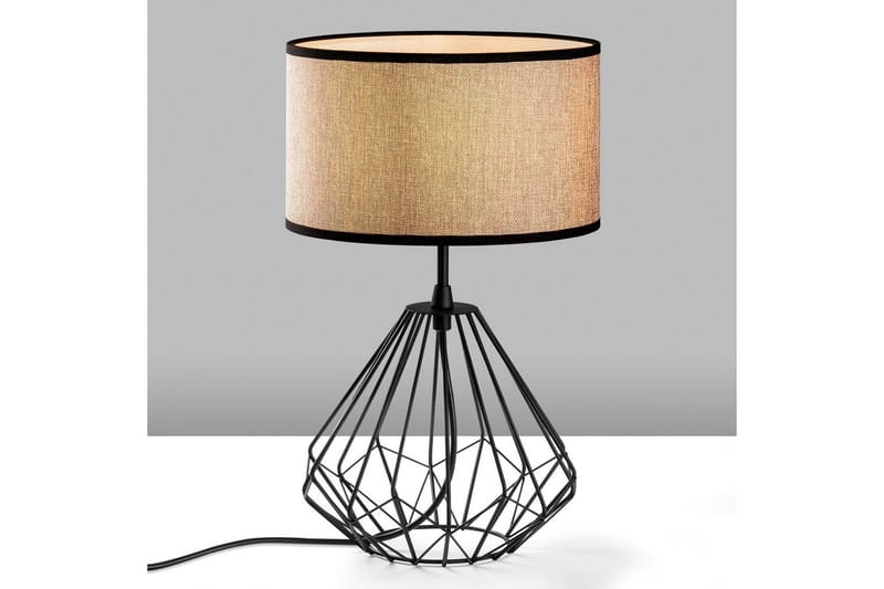 Bordlampe Diamant Mink / Sort - Mink / Sort - Belysning - Lamper & indendørsbelysning - Sengelampe - Sengelampe bord