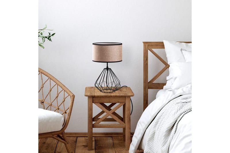 Bordlampe Diamant Mink / Sort - Mink / Sort - Belysning - Lamper & indendørsbelysning - Sengelampe - Sengelampe bord