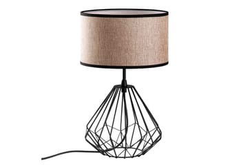Bordlampe Diamant Mink / Sort