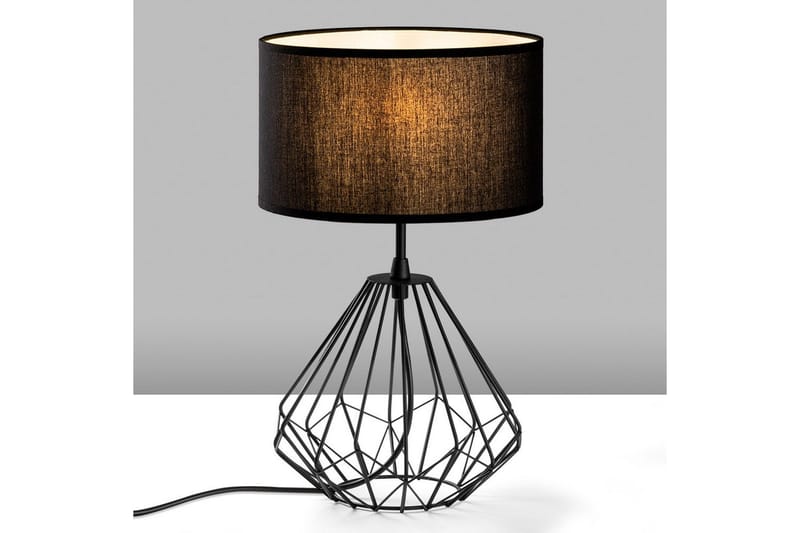 Bordlampe Diamant Sort - Sort - Belysning - Lamper & indendørsbelysning - Sengelampe - Sengelampe bord