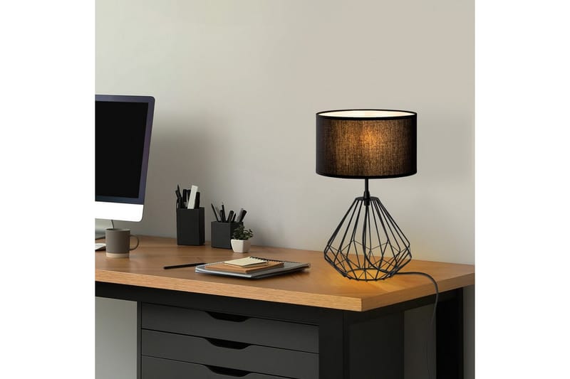 Bordlampe Diamant Sort - Sort - Belysning - Lamper & indendørsbelysning - Sengelampe - Sengelampe bord