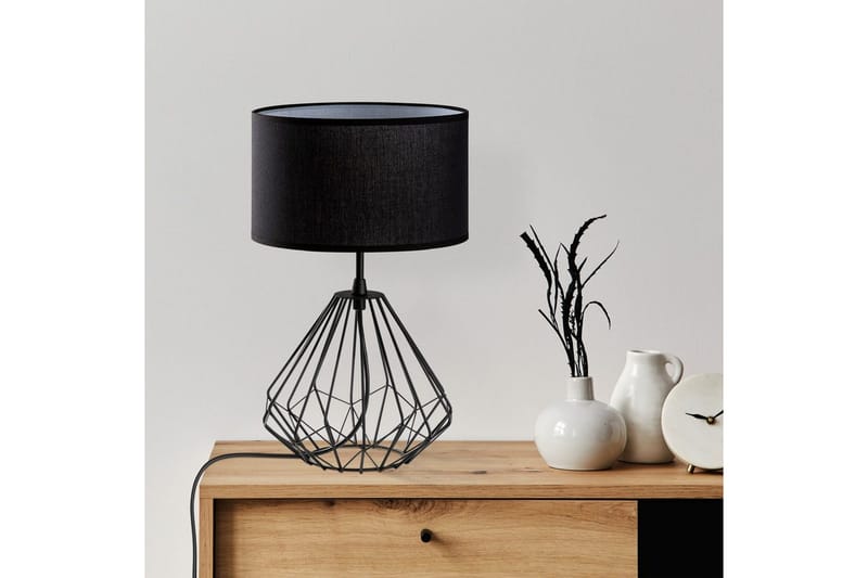 Bordlampe Diamant Sort - Sort - Belysning - Lamper & indendørsbelysning - Sengelampe - Sengelampe bord