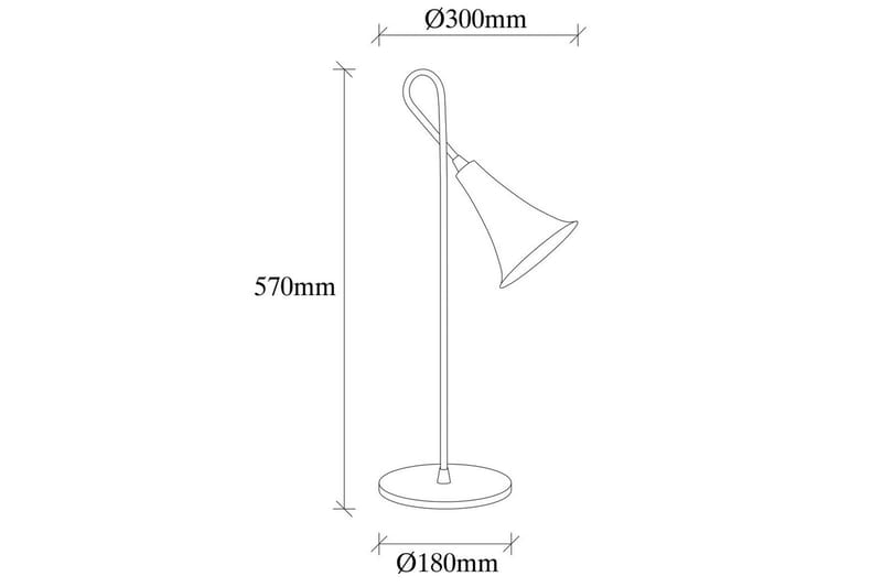 Bordlampe Dorougradia Rany - Guld - Belysning - Lamper & indendørsbelysning - Sengelampe - Sengelampe bord