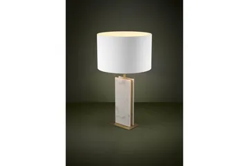 Bordlampe Eglo Belesar Messing/Hvid - Messing/Hvid - Belysning - Lamper & indendørsbelysning - Sengelampe - Sengelampe bord