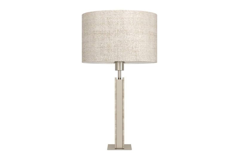 Bordlampe Eglo Belesar Nikkel/Natur - Nikkel/Natur - Belysning - Lamper & indendørsbelysning - Sengelampe - Sengelampe bord
