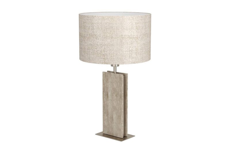 Bordlampe Eglo Belesar Nikkel/Natur - Nikkel/Natur - Belysning - Lamper & indendørsbelysning - Sengelampe - Sengelampe bord