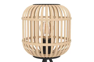 Bordlampe Eglo Bordesley - Sort/Brun - Belysning - Lamper & indendørsbelysning - Sengelampe - Sengelampe bord