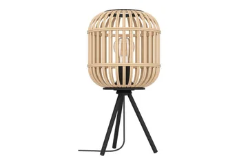 Bordlampe Eglo Bordesley - Sort/Brun - Belysning - Lamper & indendørsbelysning - Sengelampe - Sengelampe bord