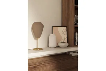 Bordlampe Eglo Caprarola - Messing/Beige - Belysning - Lamper & indendørsbelysning - Sengelampe - Sengelampe bord