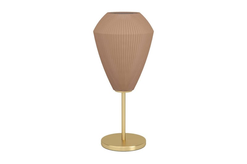 Bordlampe Eglo Caprarola - Messing/Beige - Belysning - Lamper & indendørsbelysning - Sengelampe - Sengelampe bord