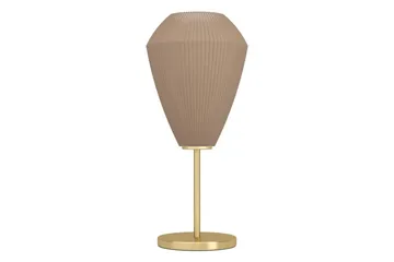 Bordlampe Eglo Caprarola - Messing/Beige - Belysning - Lamper & indendørsbelysning - Sengelampe - Sengelampe bord