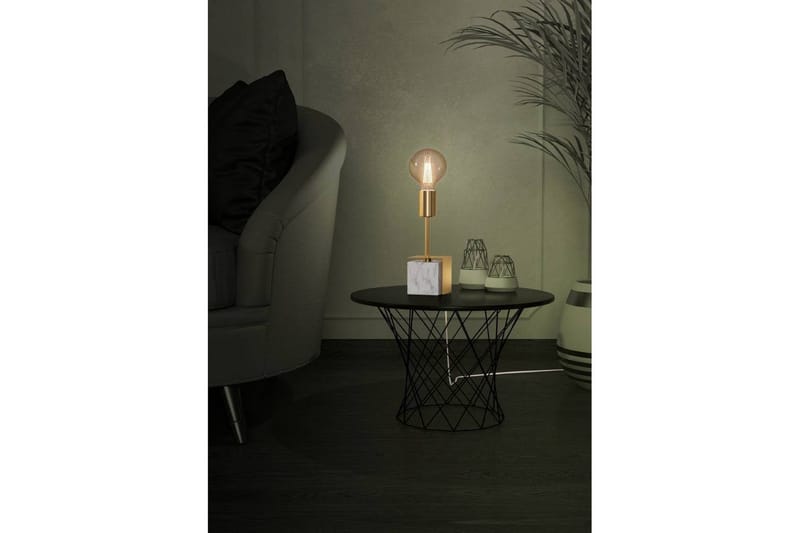 Bordlampe Eglo Carmita Hvid/Grå - Hvid/Grå - Belysning - Lamper & indendørsbelysning - Sengelampe - Sengelampe bord