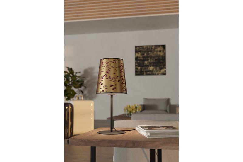Bordlampe Eglo Castuera Guld med Rosenblad - Belysning - Lamper & indendørsbelysning - Sengelampe - Sengelampe bord