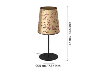 Bordlampe Eglo Castuera Guld med Rosenblad - Belysning - Lamper & indendørsbelysning - Sengelampe - Sengelampe bord