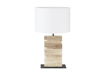 Bordlampe Eglo Contessore Lige Hvid/træ - Belysning - Lamper & indendørsbelysning - Sengelampe - Sengelampe bord