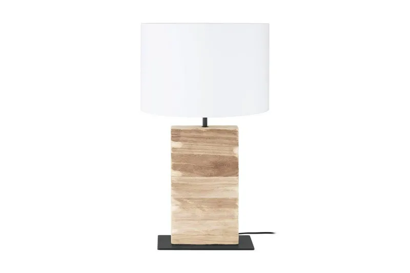 Bordlampe Eglo Contessore Lige Hvid/træ - Belysning - Lamper & indendørsbelysning - Sengelampe - Sengelampe bord