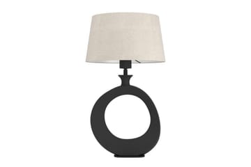 Bordlampe Eglo Diezma Sort/Natur 52 cm - 52 cm - Belysning - Lamper & indendørsbelysning - Sengelampe - Sengelampe bord
