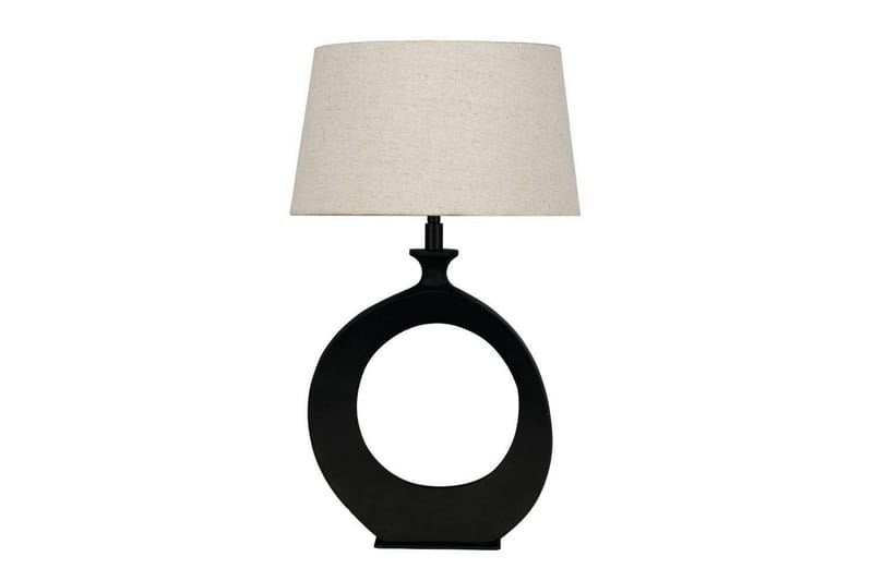 Bordlampe Eglo Diezma Sort/Natur 52 cm - 52 cm - Belysning - Lamper & indendørsbelysning - Sengelampe - Sengelampe bord