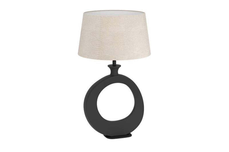 Bordlampe Eglo Diezma Sort/Natur 52 cm - 52 cm - Belysning - Lamper & indendørsbelysning - Sengelampe - Sengelampe bord