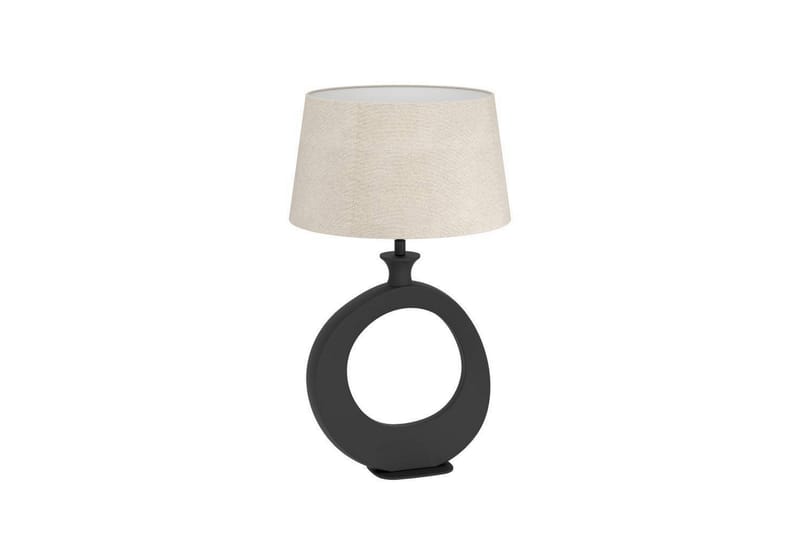 Bordlampe Eglo Diezma Sort/Natur 52 cm - 52 cm - Belysning - Lamper & indendørsbelysning - Sengelampe - Sengelampe bord