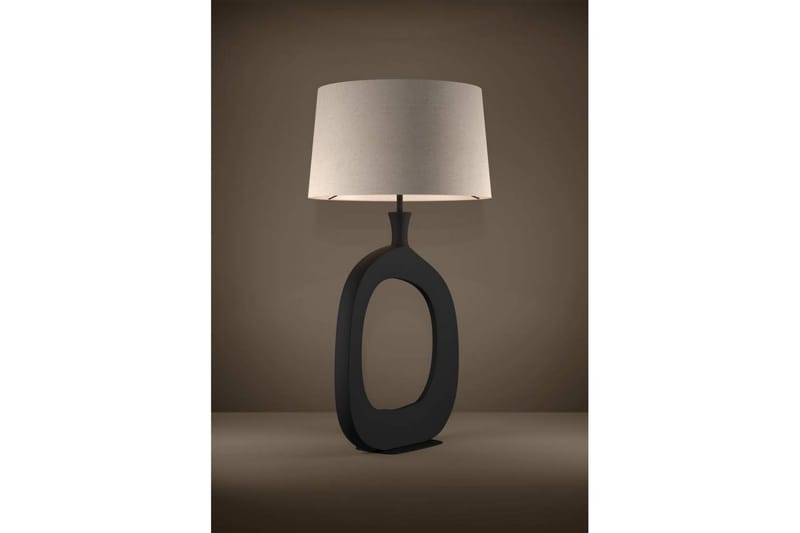 Bordlampe Eglo Diezma Sort/Natur 88 cm - 88 cm - Belysning - Lamper & indendørsbelysning - Sengelampe - Sengelampe bord