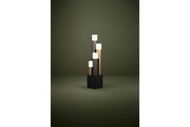 Bordlampe Eglo Estanterios Grå/Brun med 4 Lamper - Belysning - Lamper & indendørsbelysning - Sengelampe - Sengelampe bord