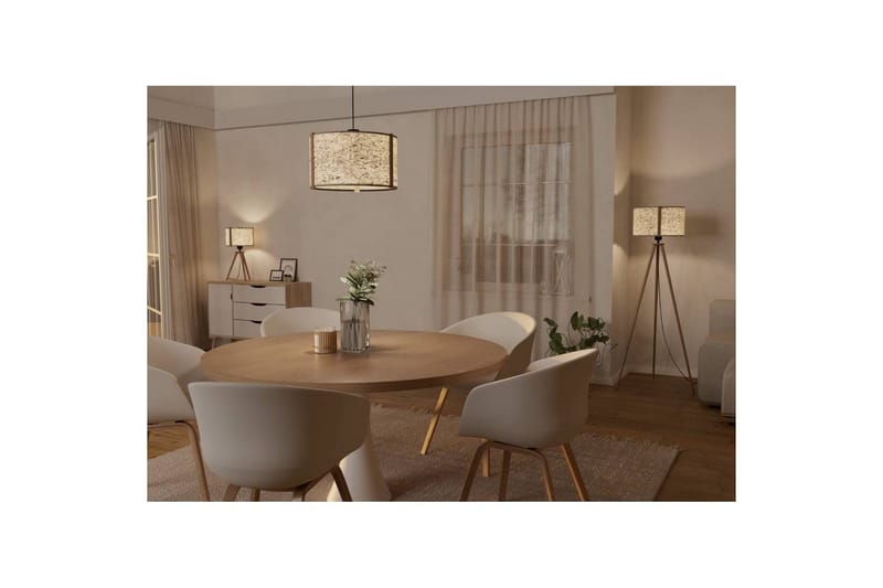 Bordlampe Eglo Hontongas Brun - Belysning - Lamper & indendørsbelysning - Sengelampe - Sengelampe bord