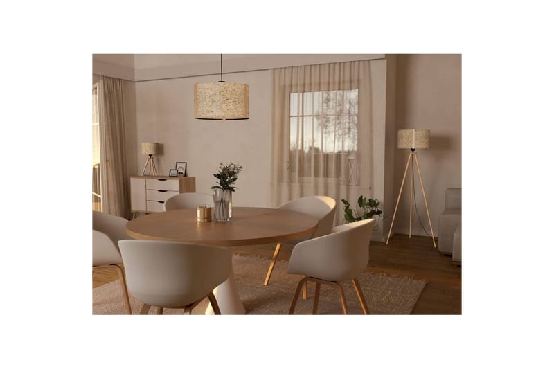 Bordlampe Eglo Hontongas Brun - Belysning - Lamper & indendørsbelysning - Sengelampe - Sengelampe bord