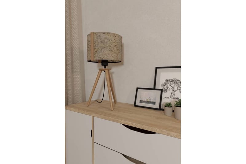 Bordlampe Eglo Hontongas Brun - Belysning - Lamper & indendørsbelysning - Sengelampe - Sengelampe bord