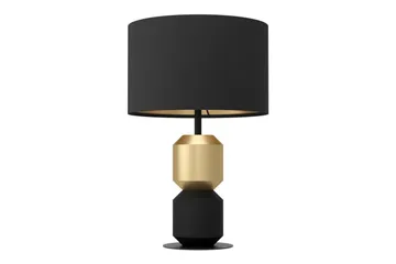 Bordlampe Eglo Laurignano Sort/Guld - Belysning - Lamper & indendørsbelysning - Sengelampe - Sengelampe bord