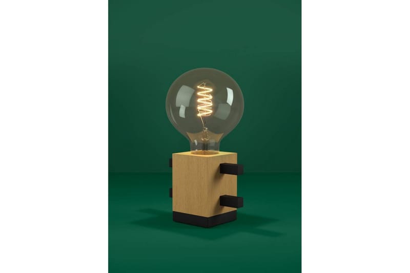 Bordlampe Eglo Levantara Sort/Træ - Belysning - Lamper & indendørsbelysning - Sengelampe - Sengelampe bord