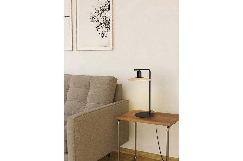 Bordlampe Eglo Mayazes Sort/Træ - Belysning - Lamper & indendørsbelysning - Sengelampe - Sengelampe bord