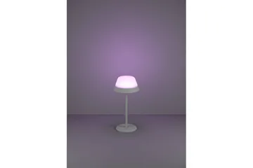 Bordlampe Eglo Meggiano Grå/Hvid - Grå/Hvid - Belysning - Lamper & indendørsbelysning - Sengelampe - Sengelampe bord