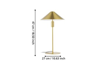 Bordlampe Eglo Paraguay Messing - Belysning - Lamper & indendørsbelysning - Sengelampe - Sengelampe bord