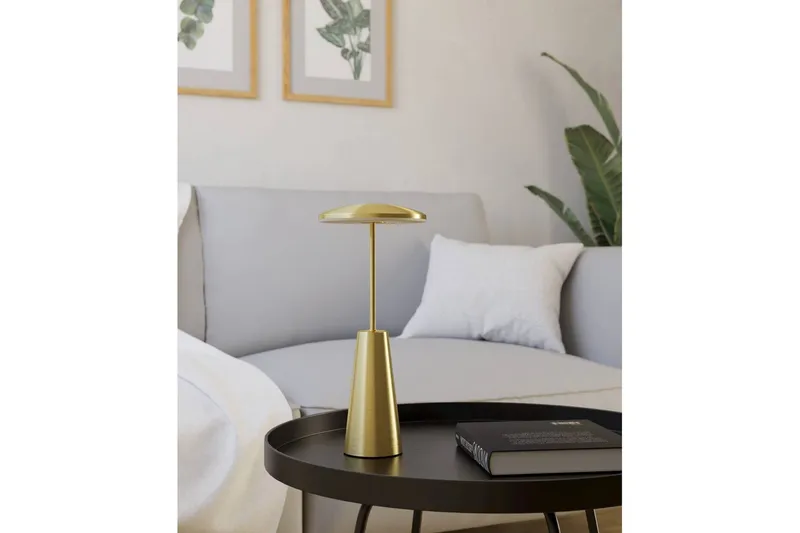 Bordlampe Eglo Piccola med Touch Børstet Messing - Messing - Belysning - Lamper & indendørsbelysning - Sengelampe - Sengelampe bord