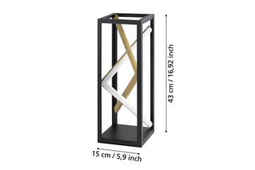Bordlampe Eglo Penela Sort/Guld - Belysning - Lamper & indendørsbelysning - Sengelampe - Sengelampe bord