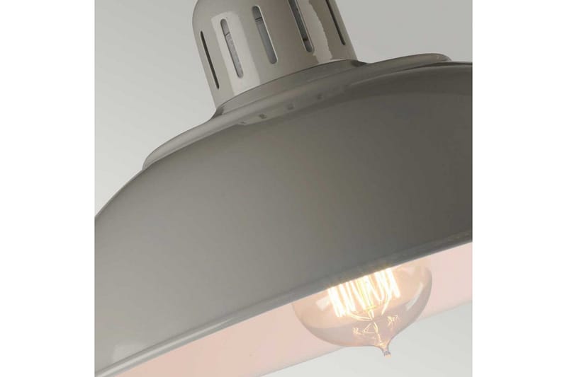 Bordlampe Elstead Lighting Franklin Presenning Grå - Presenning Grå - Belysning - Lamper & indendørsbelysning - Sengelampe - Sengelampe bord